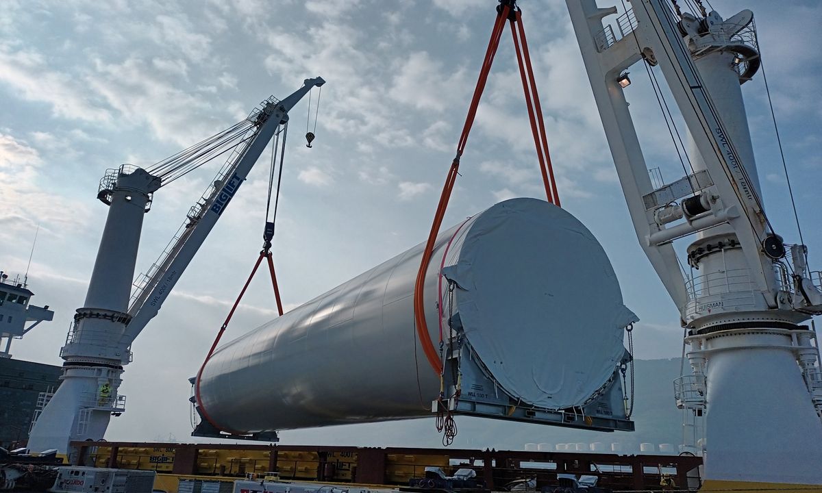 GE tower shipping operation